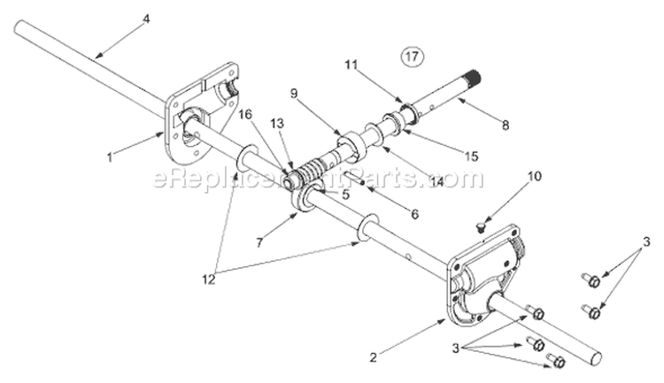 Page C Diagram and Parts List for 31AH7L3G701 2005 Yard Man Snow Blower